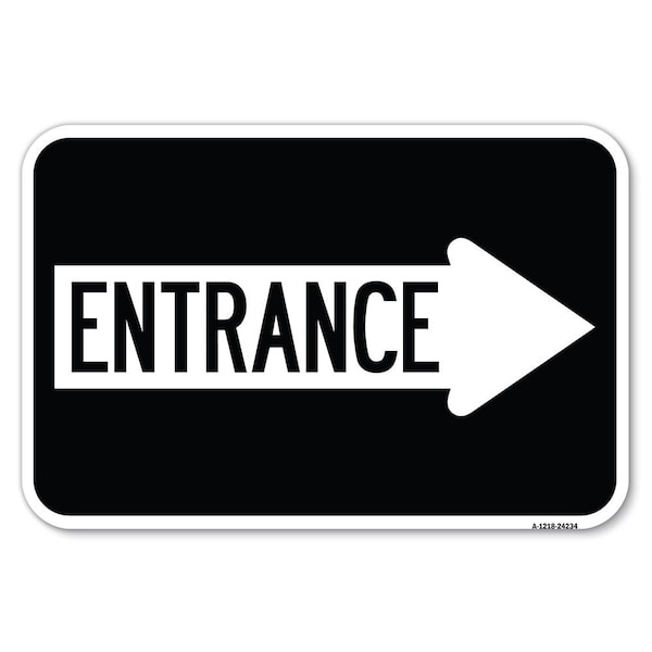 Signmission Safety Sign, 12 in Height, Aluminum, 24234 A-1218-24234 - main